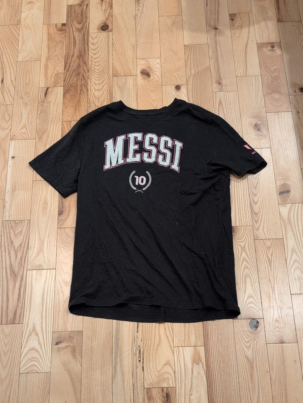 Messi Large Black T-Shirt